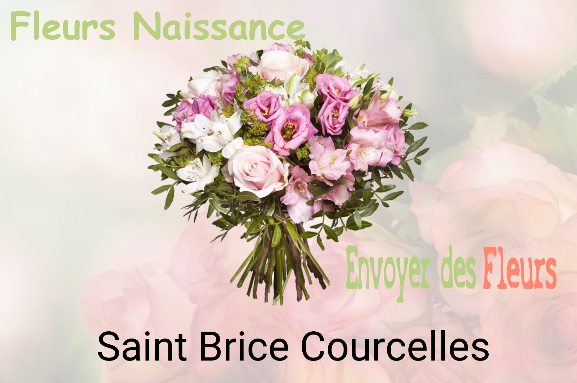 Bouquet de fleurs de naissance livré à Saint-Brice-Courcelles